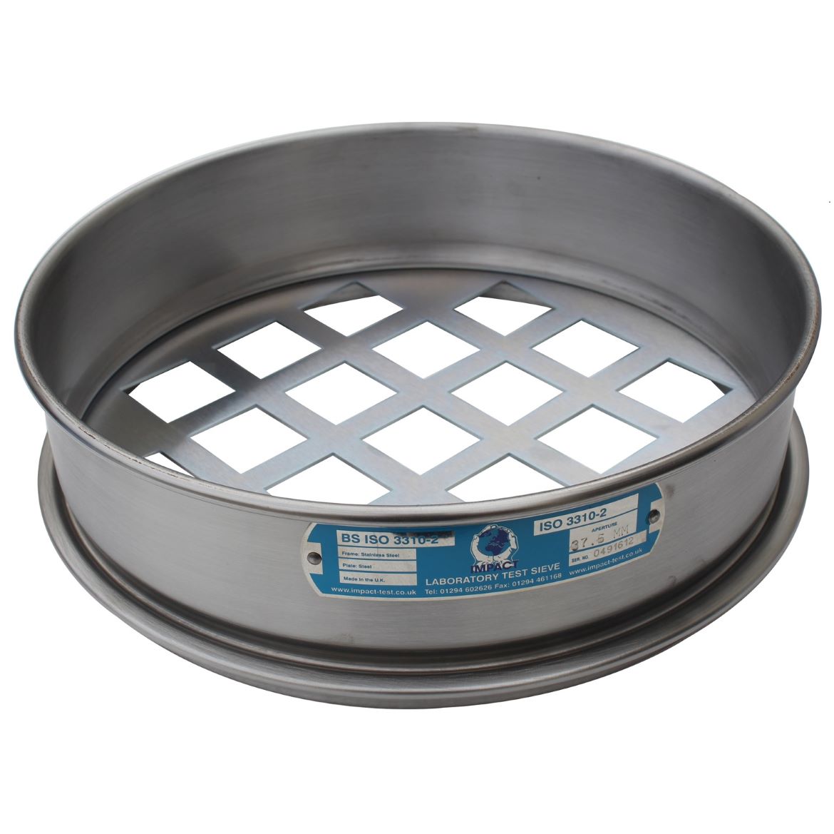 Perforated Plate SquareHole - 300mm Diameter ISO Sieves - Sieves ...